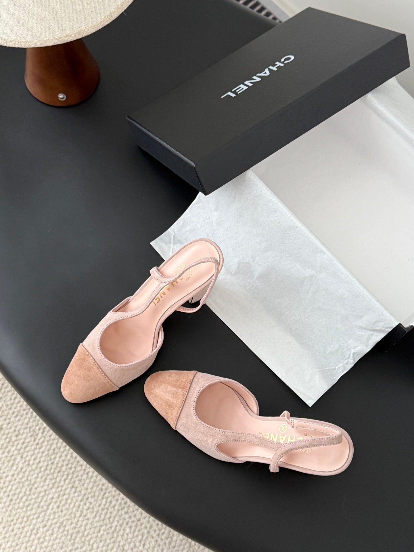 Chan 25fw slingback heels