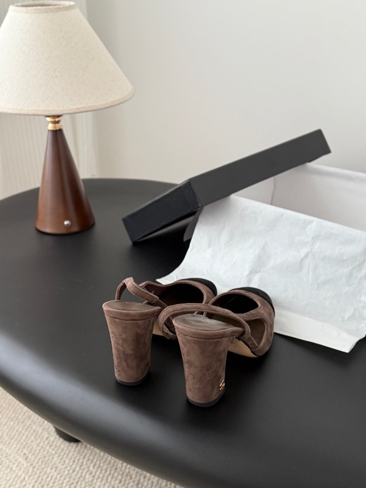 Chan 25fw slingback heels