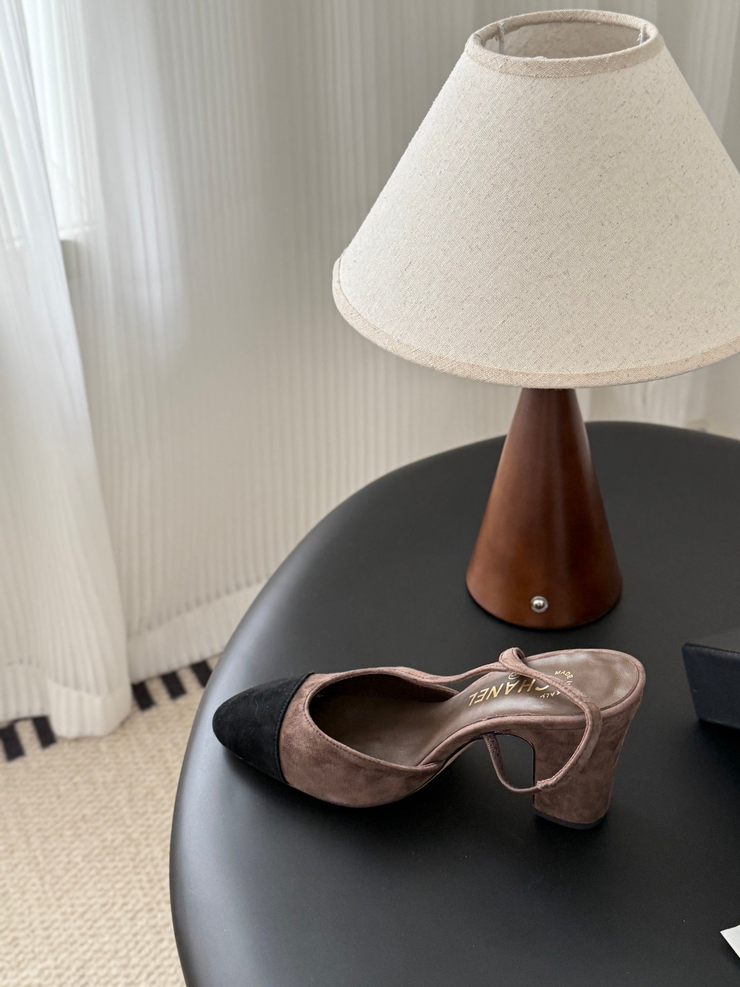 Chan 25fw slingback heels