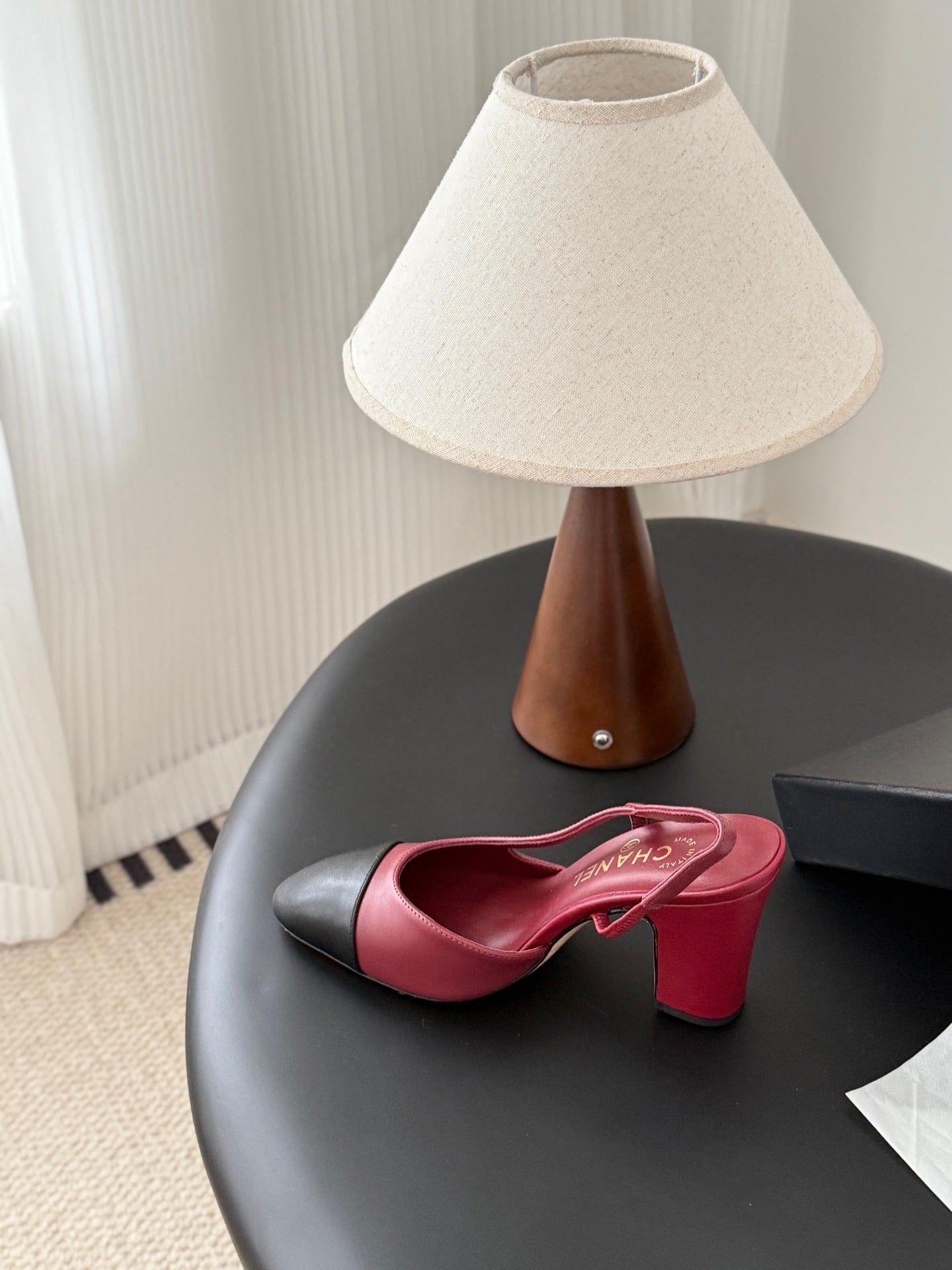 Chan 25fw slingback heels