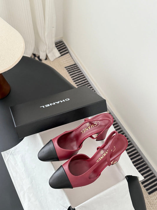 Chan 25fw slingback heels