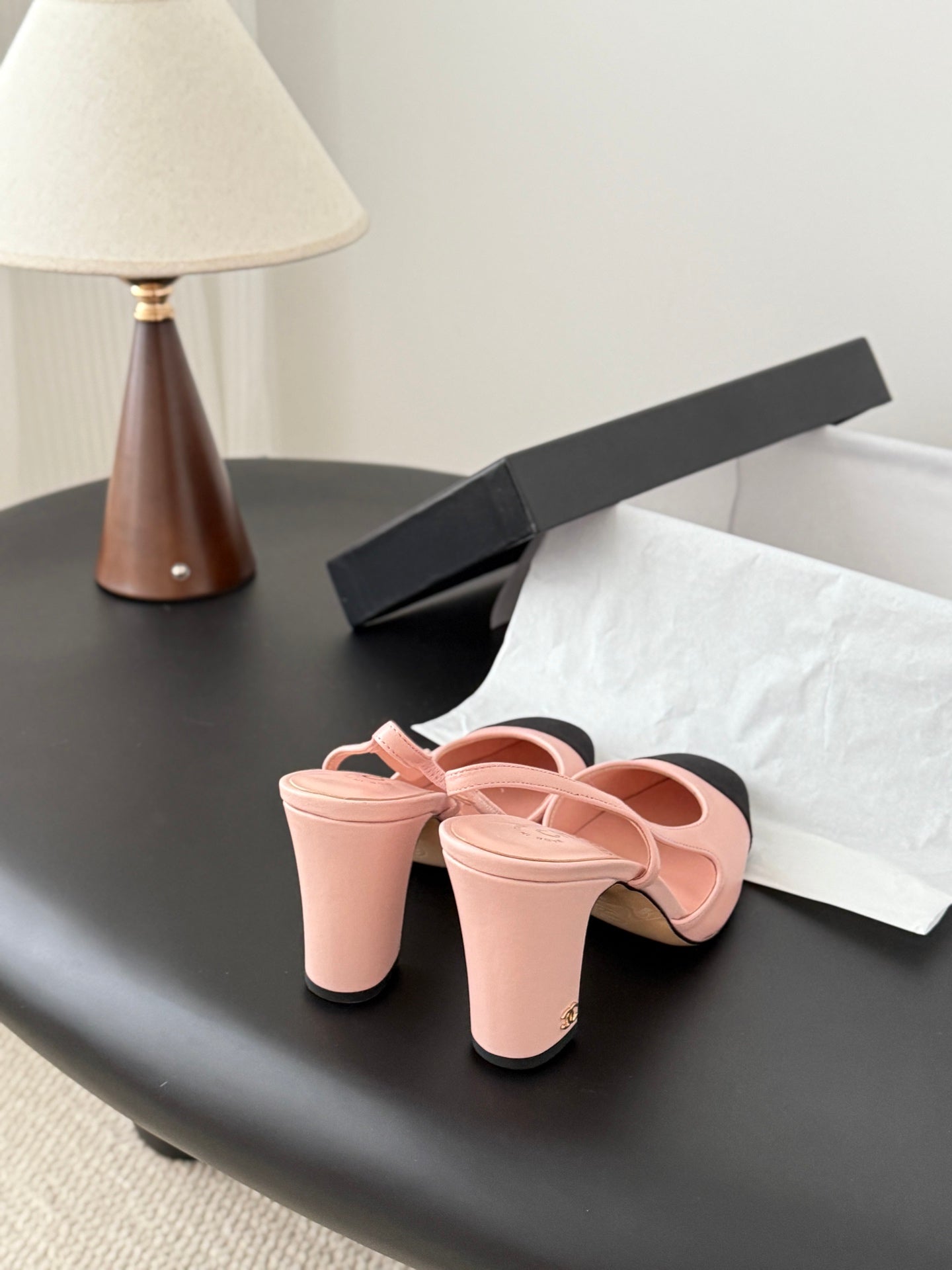 Chan 25fw slingback heels