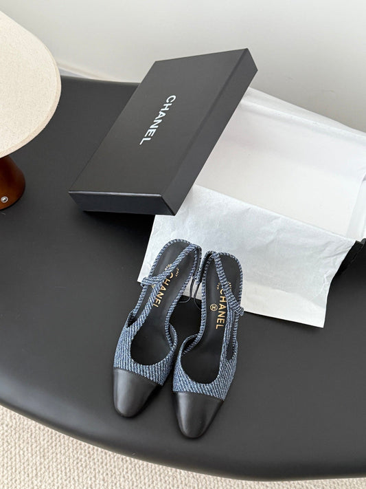 Chan 25fw slingback heels
