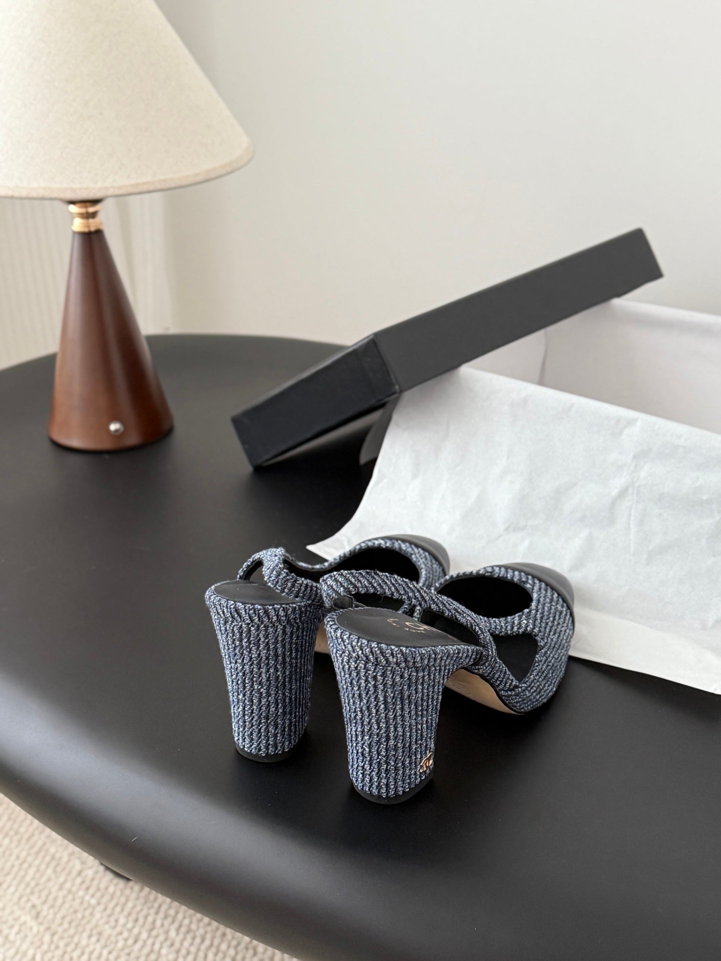 Chan 25fw slingback heels