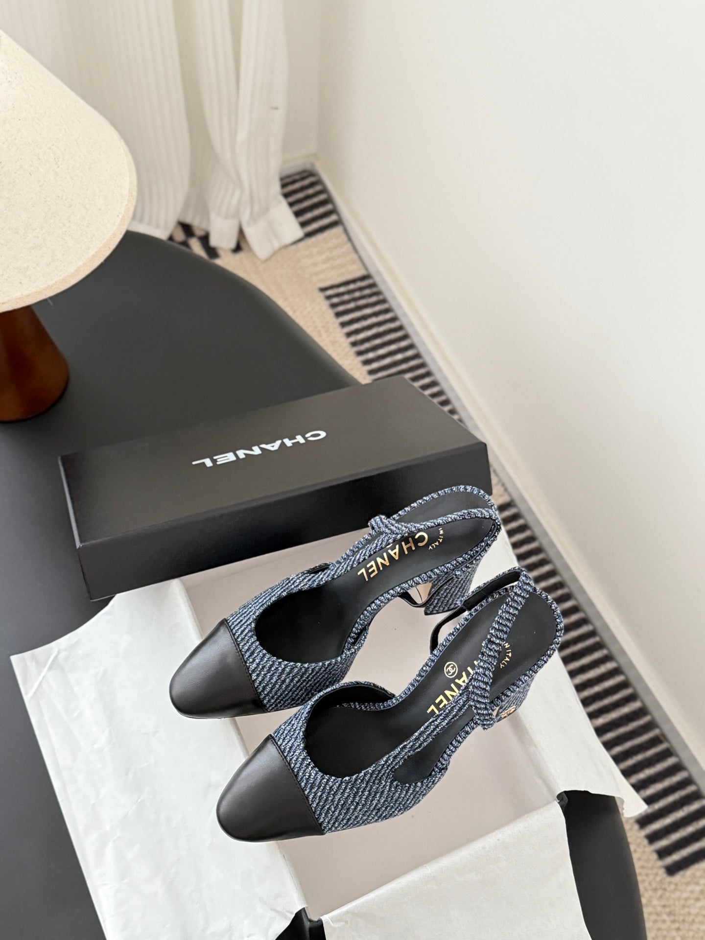 Chan 25fw slingback heels