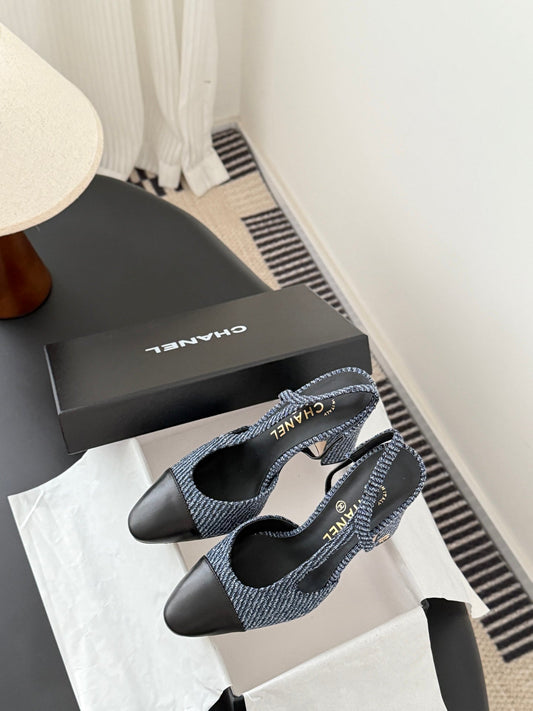 Chan 25fw slingback heels