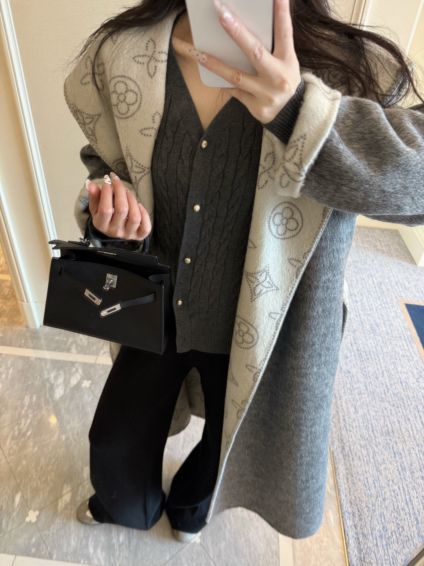 Louis 25fw Bathrobe  Cashmere Coat