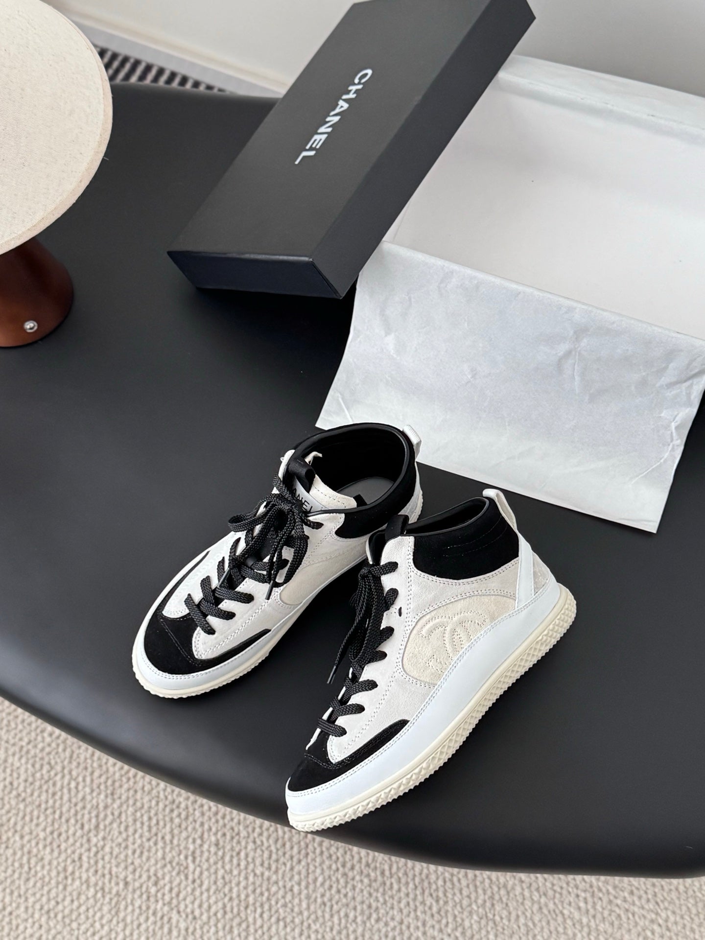 Chan 25fw sneaker with high tops