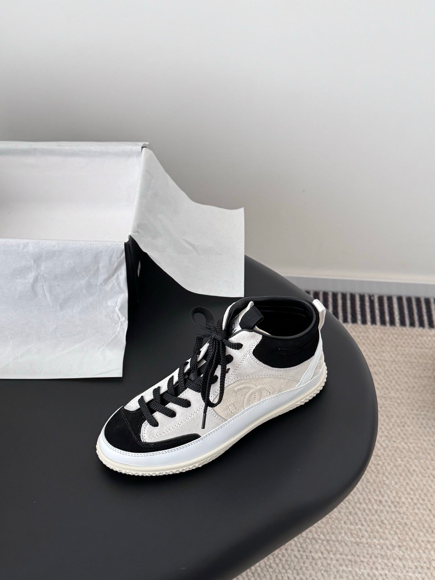 Chan 25fw sneaker with high tops