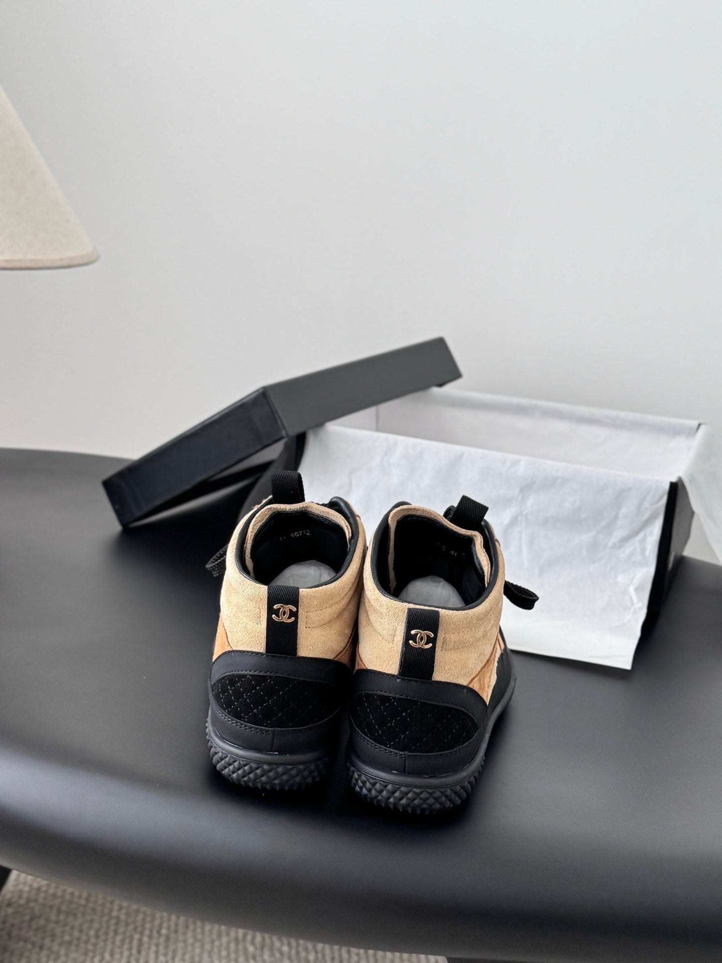 Chan 25fw sneaker with high tops