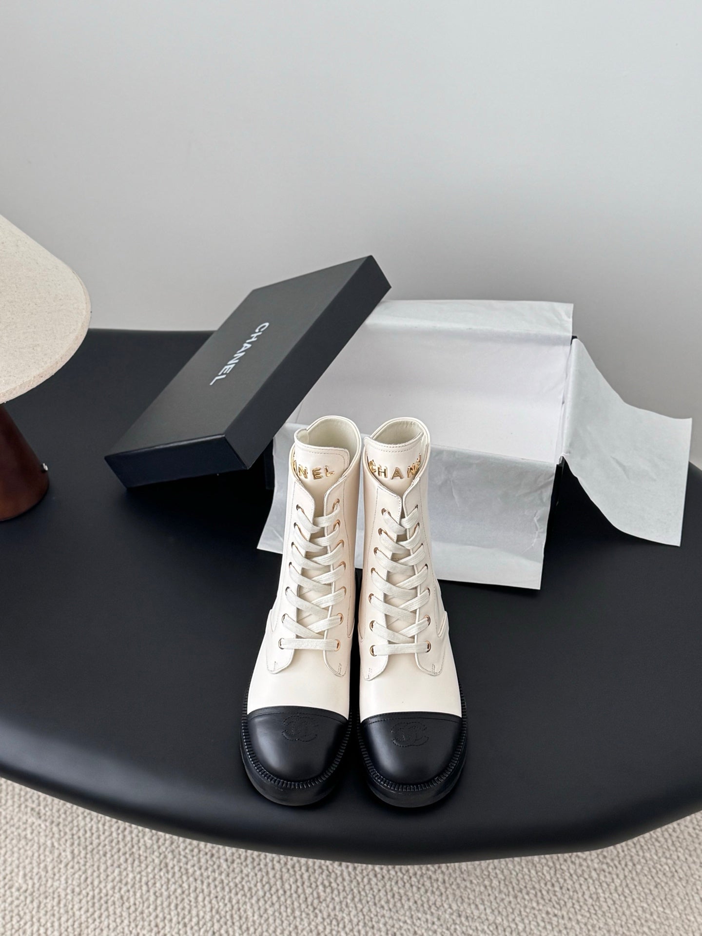 Chan 25fw ankle boots