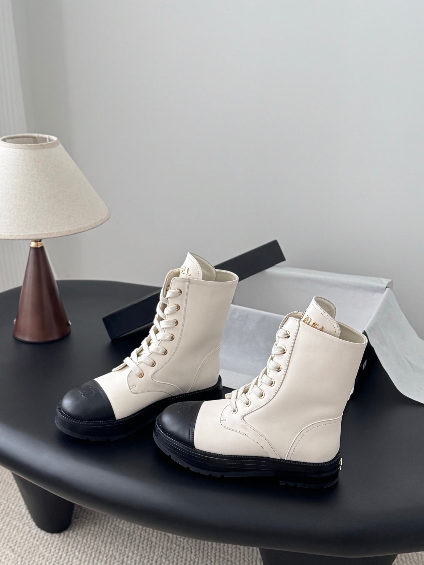 Chan 25fw ankle boots