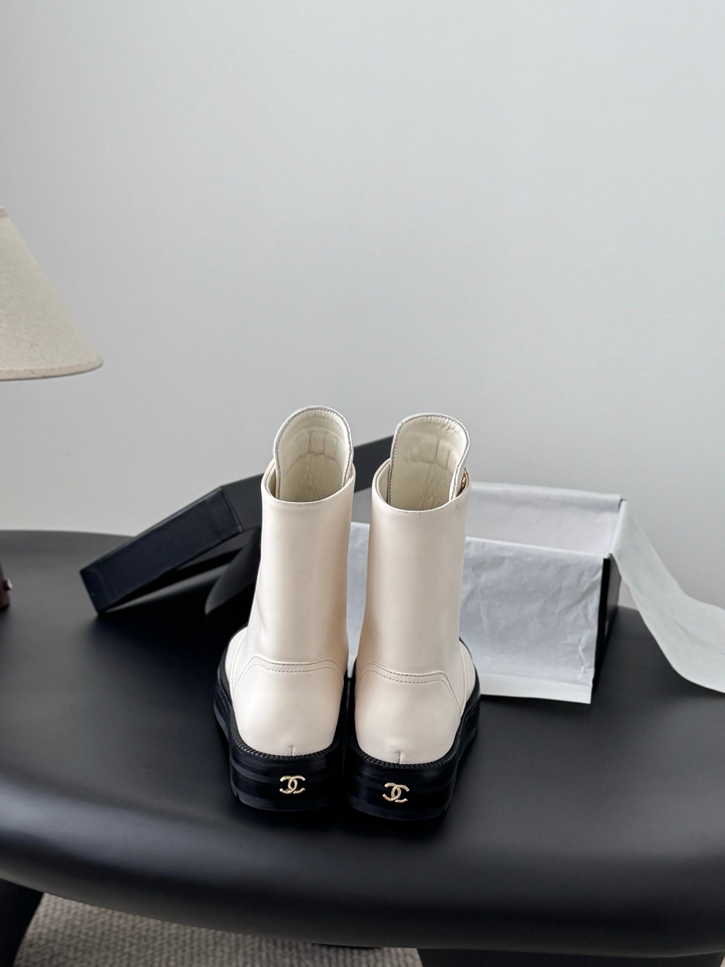 Chan 25fw ankle boots