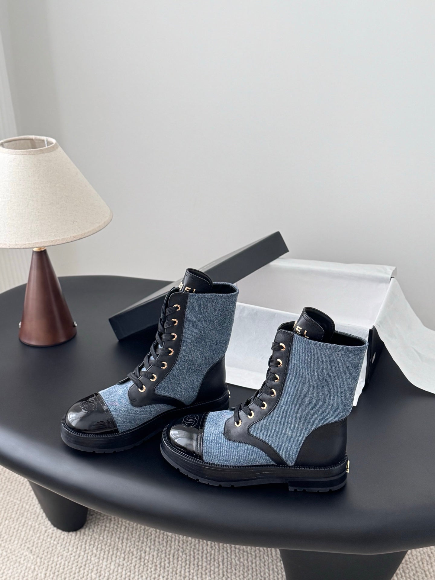 Chan 25fw ankle boots