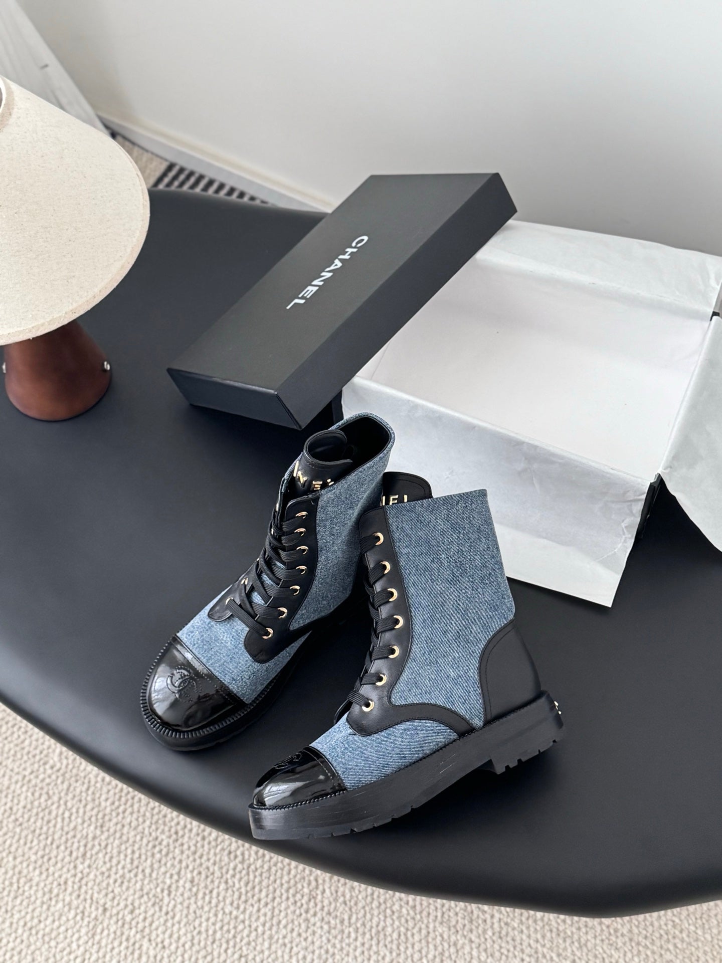 Chan 25fw ankle boots