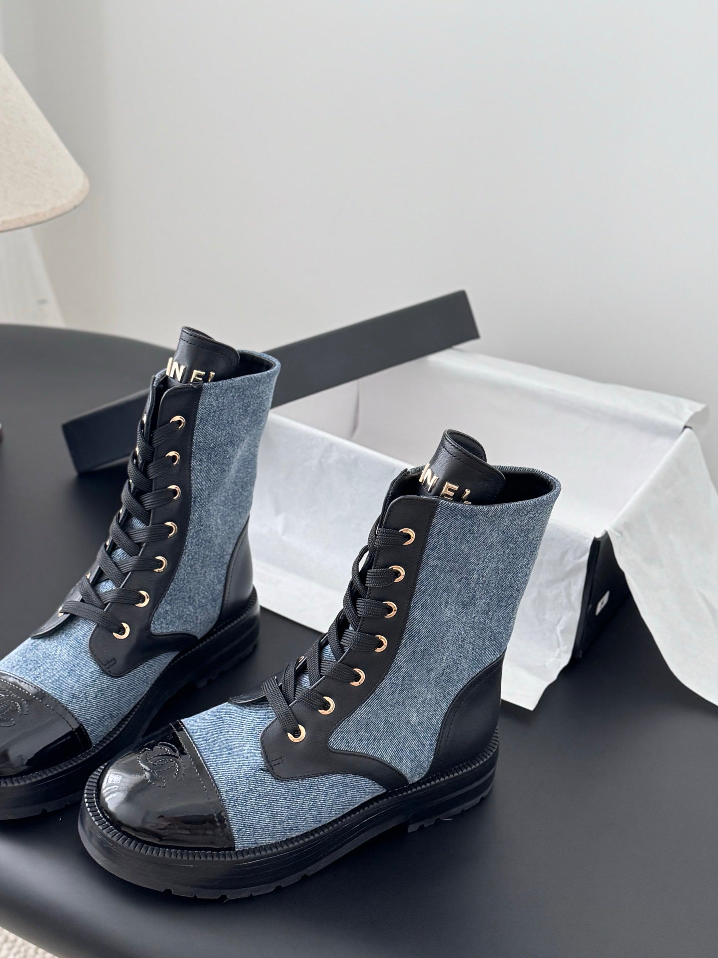 Chan 25fw ankle boots