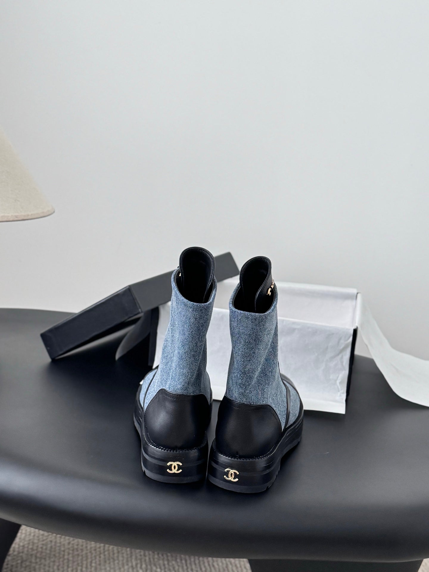 Chan 25fw ankle boots