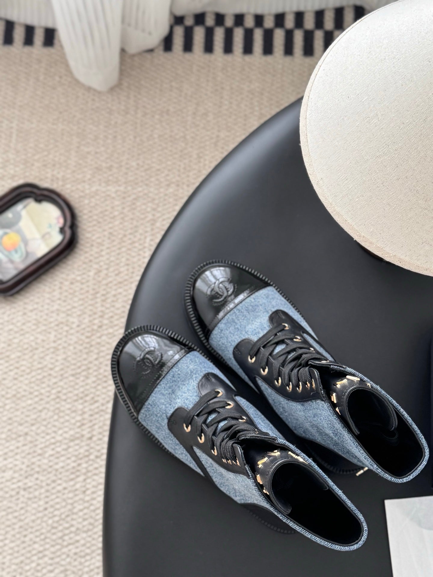 Chan 25fw ankle boots