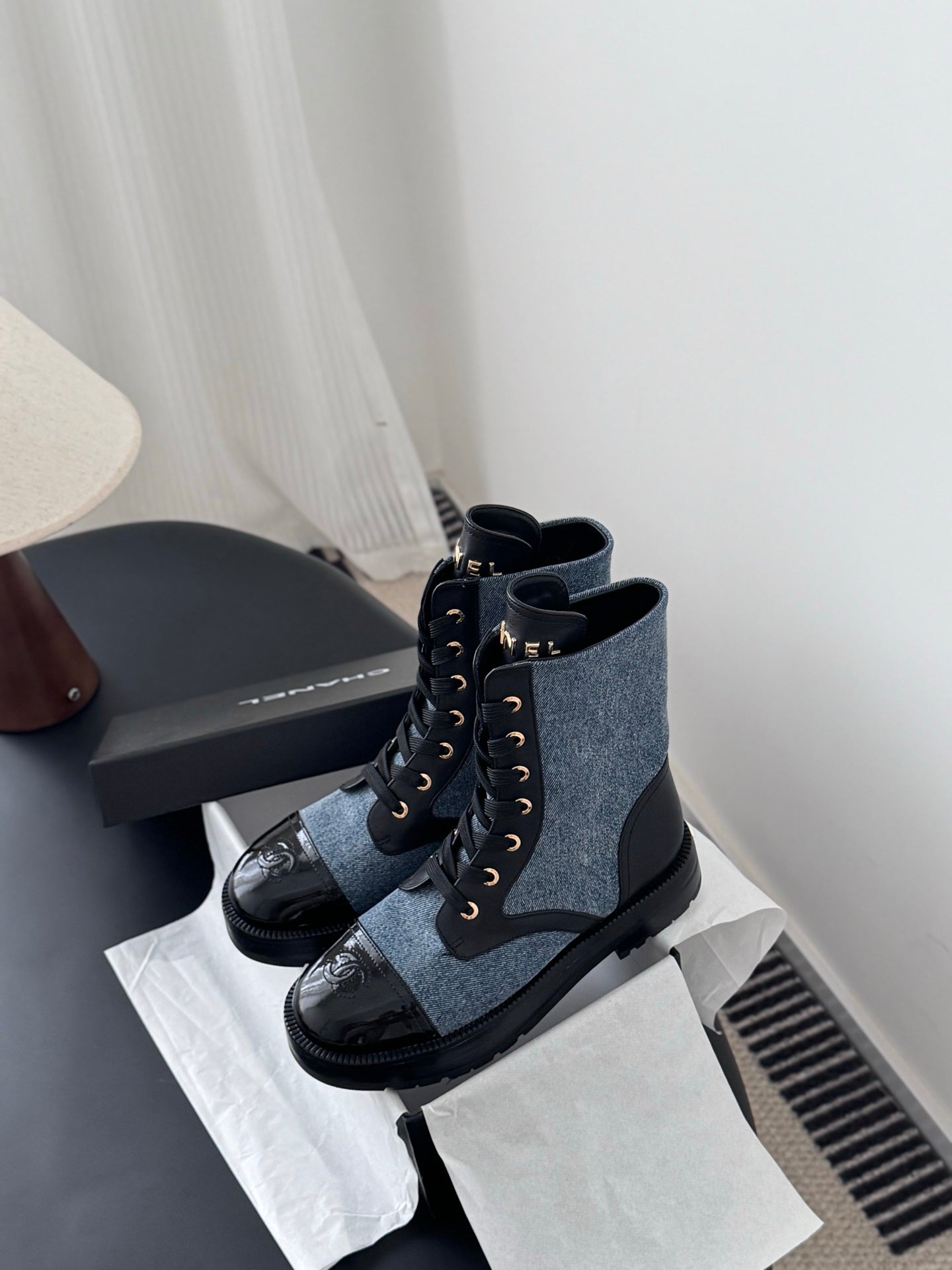 Chan 25fw ankle boots