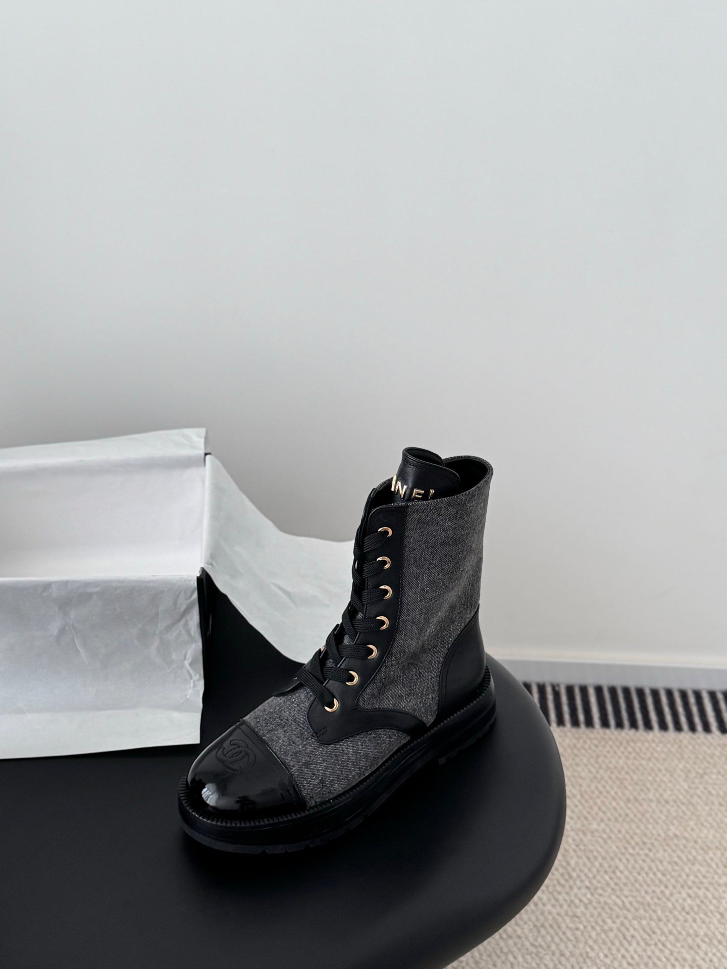 Chan 25fw ankle boots