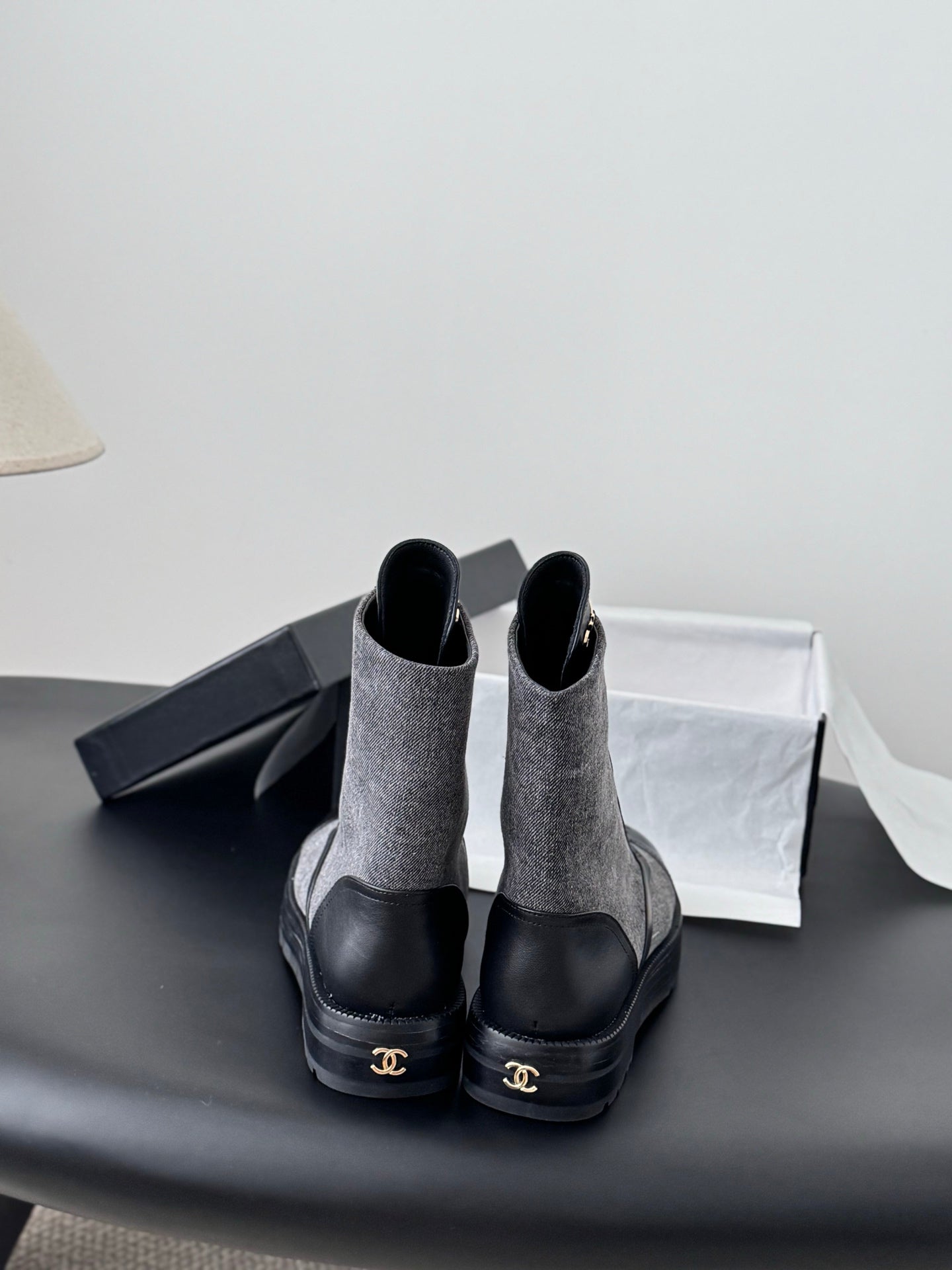 Chan 25fw ankle boots