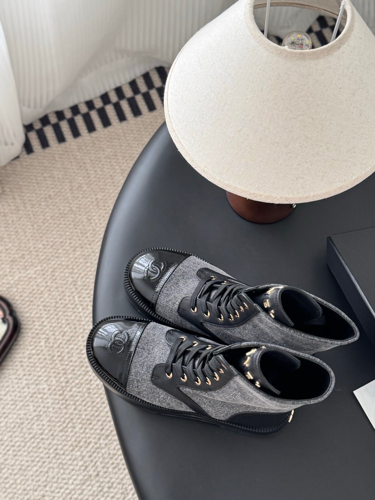 Chan 25fw ankle boots