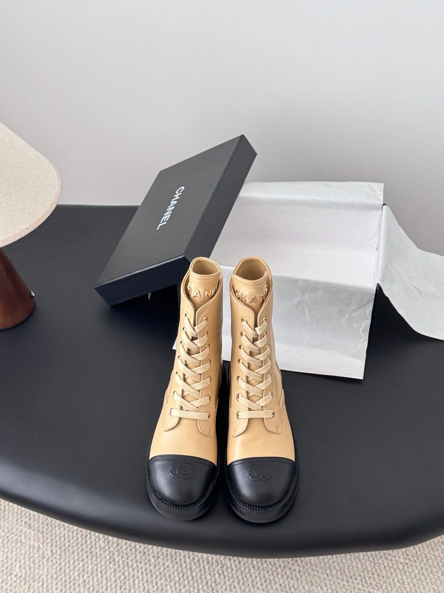 Chan 25fw ankle boots