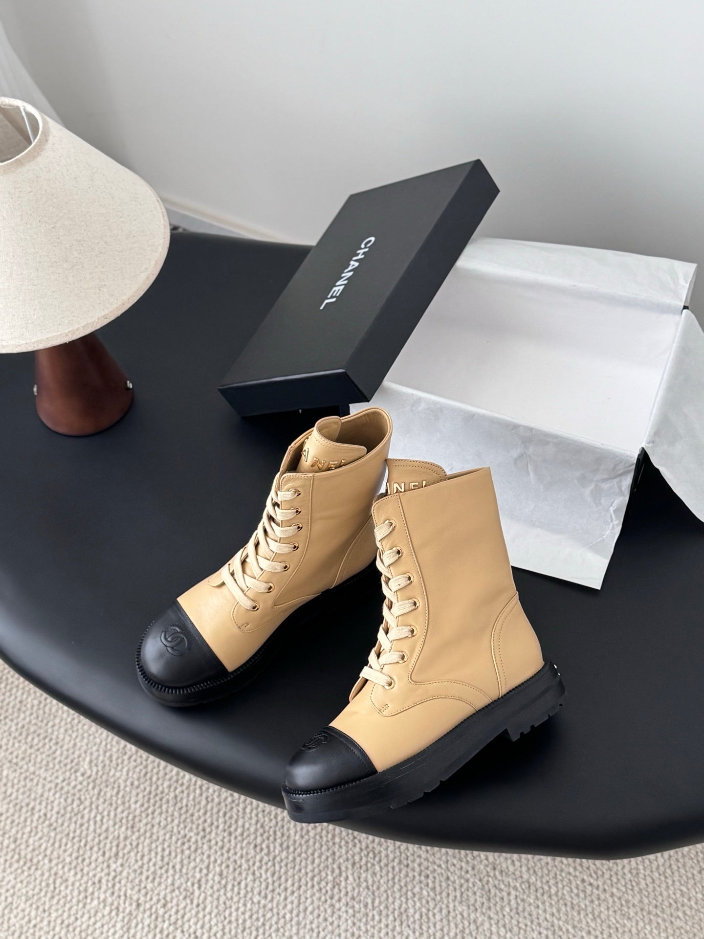 Chan 25fw ankle boots