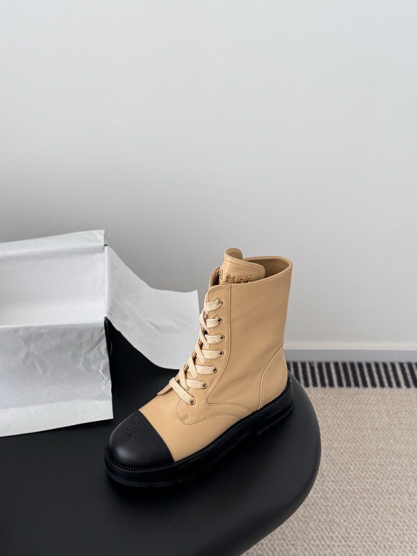 Chan 25fw ankle boots