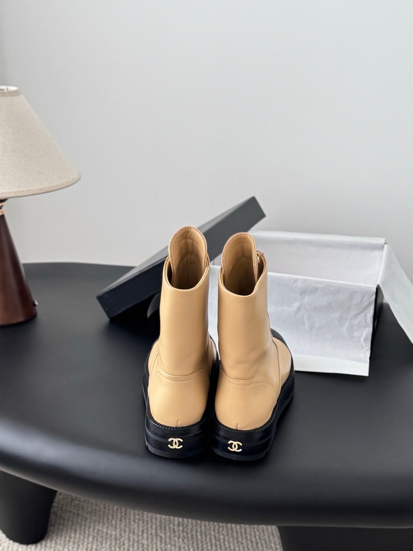 Chan 25fw ankle boots