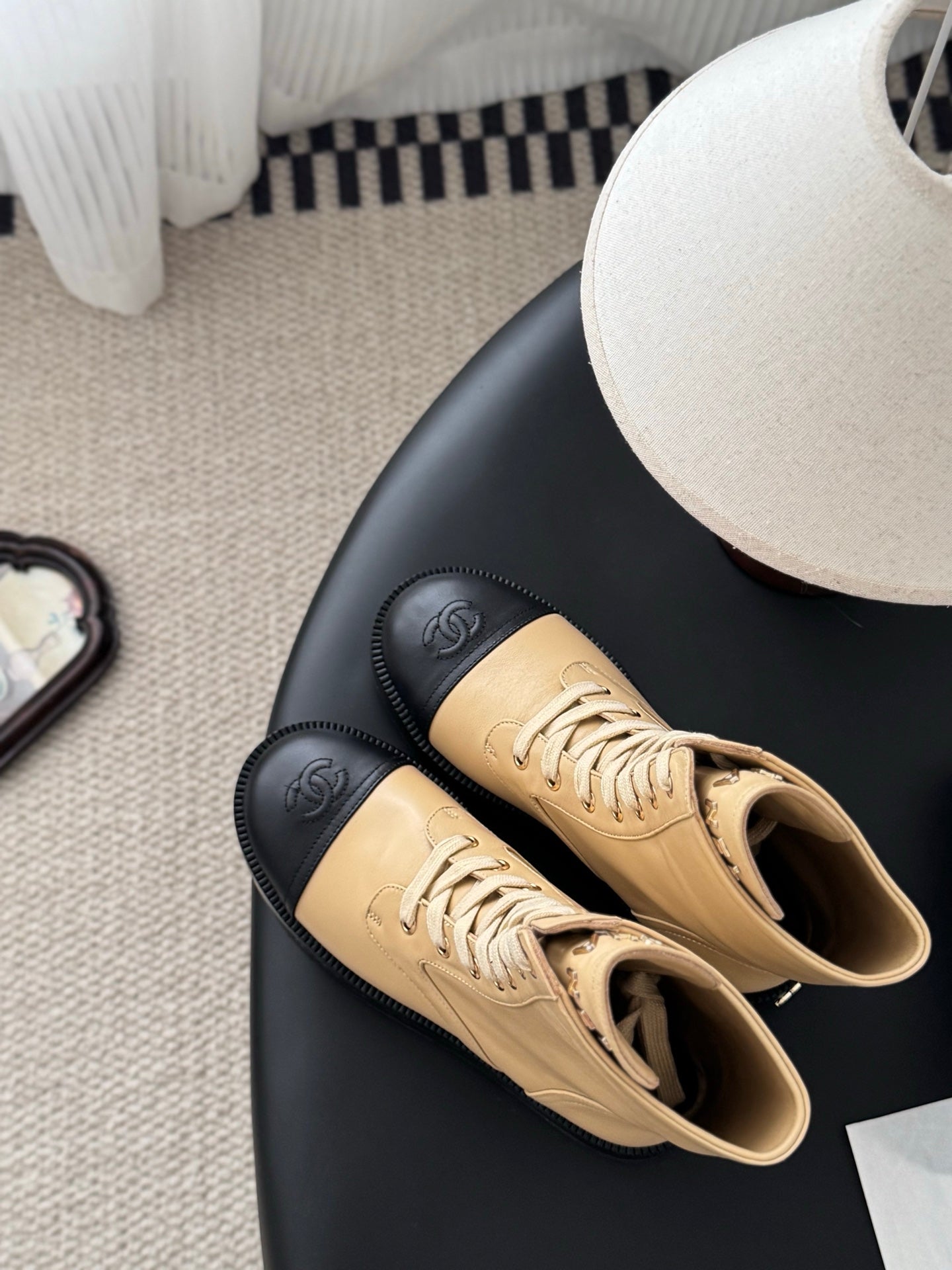 Chan 25fw ankle boots