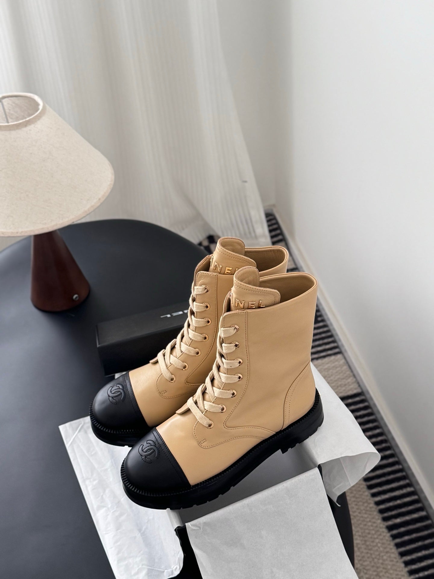 Chan 25fw ankle boots