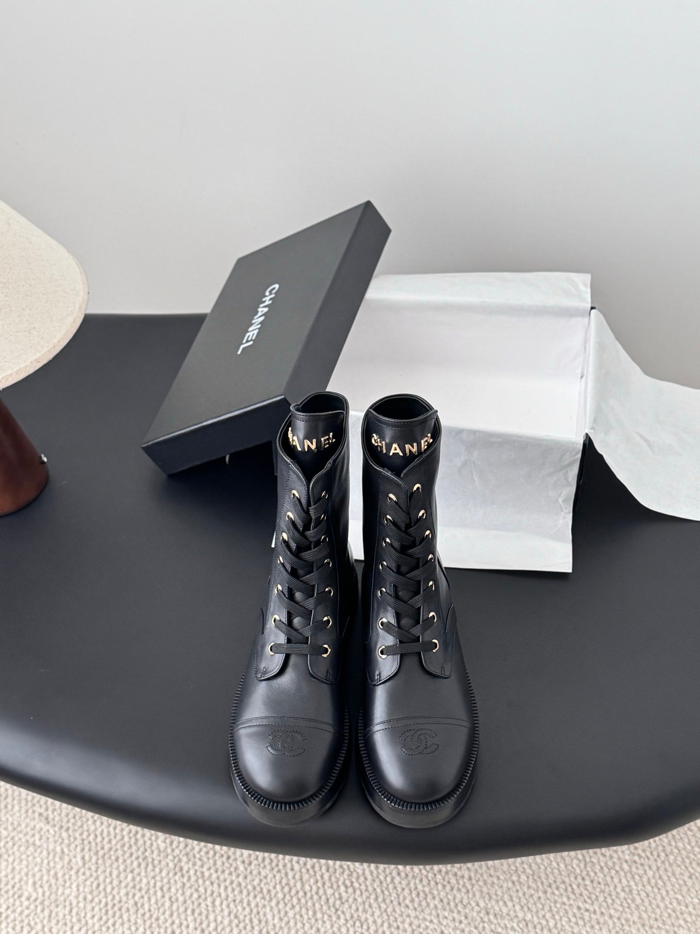 Chan 25fw ankle boots