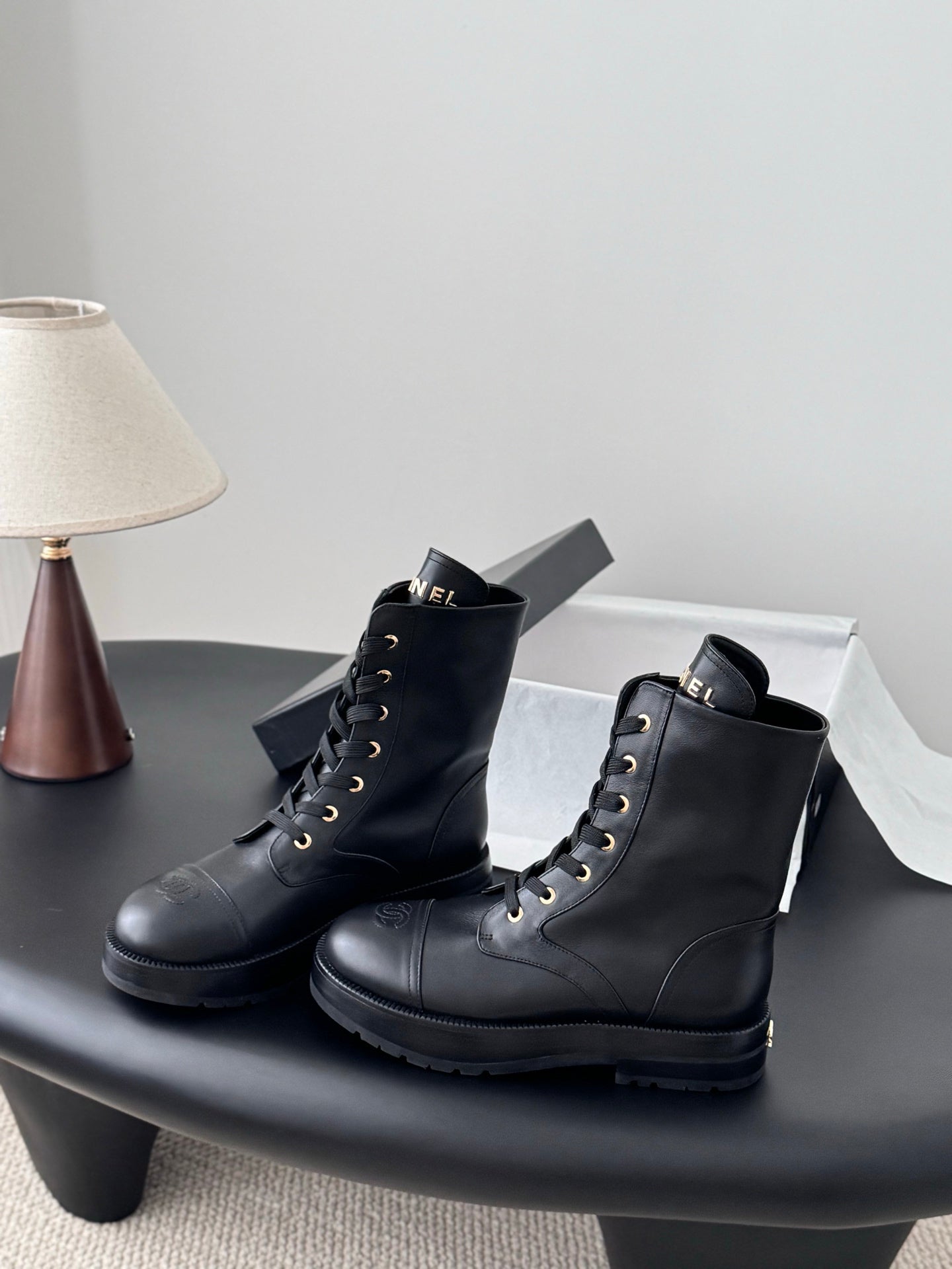 Chan 25fw ankle boots