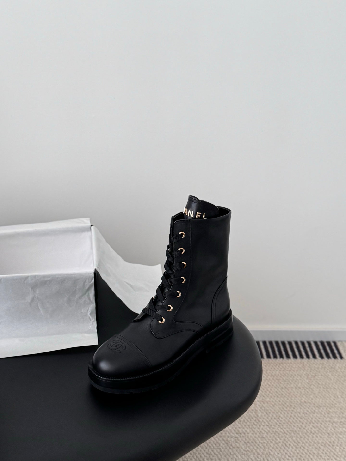 Chan 25fw ankle boots
