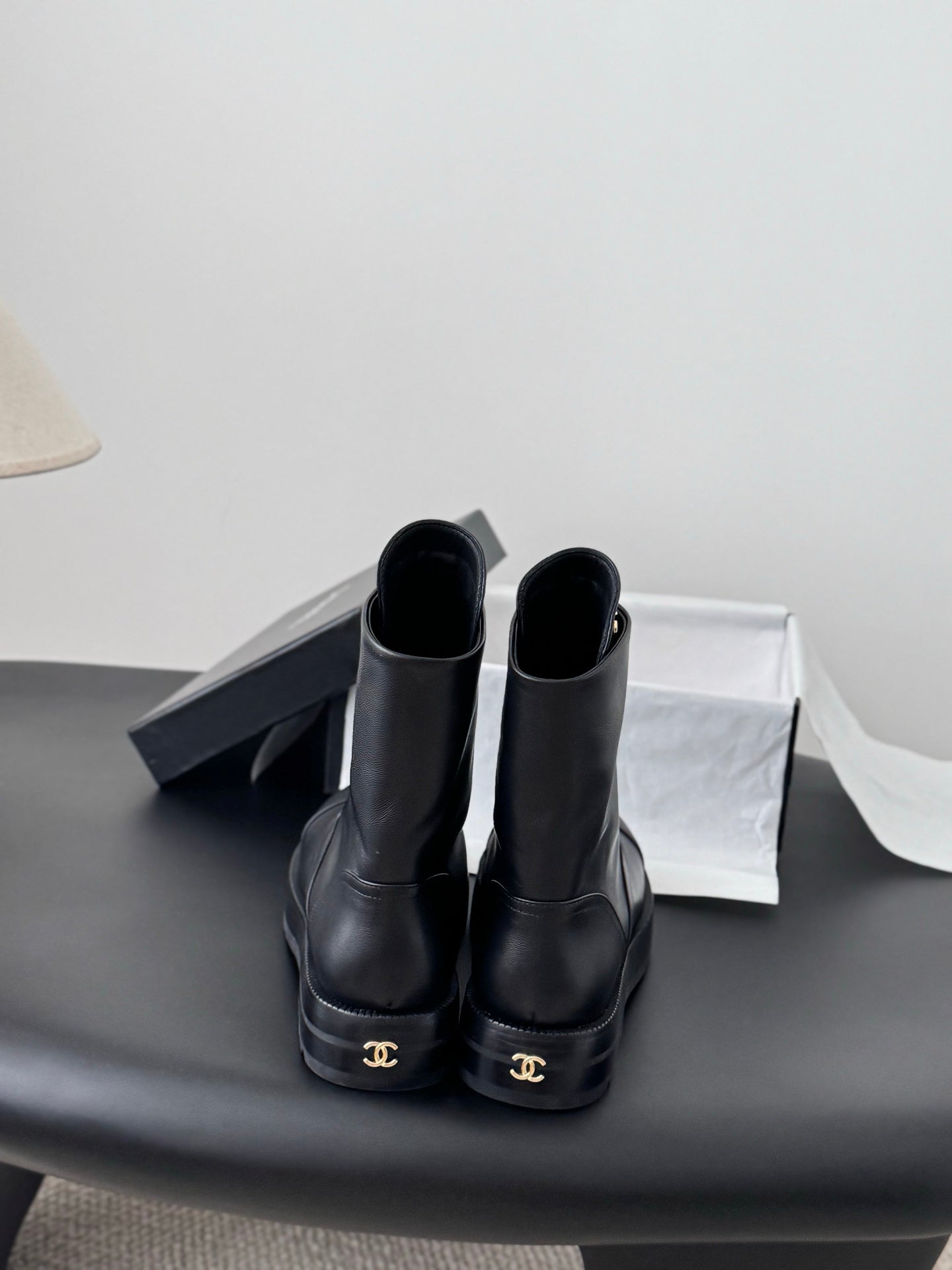 Chan 25fw ankle boots