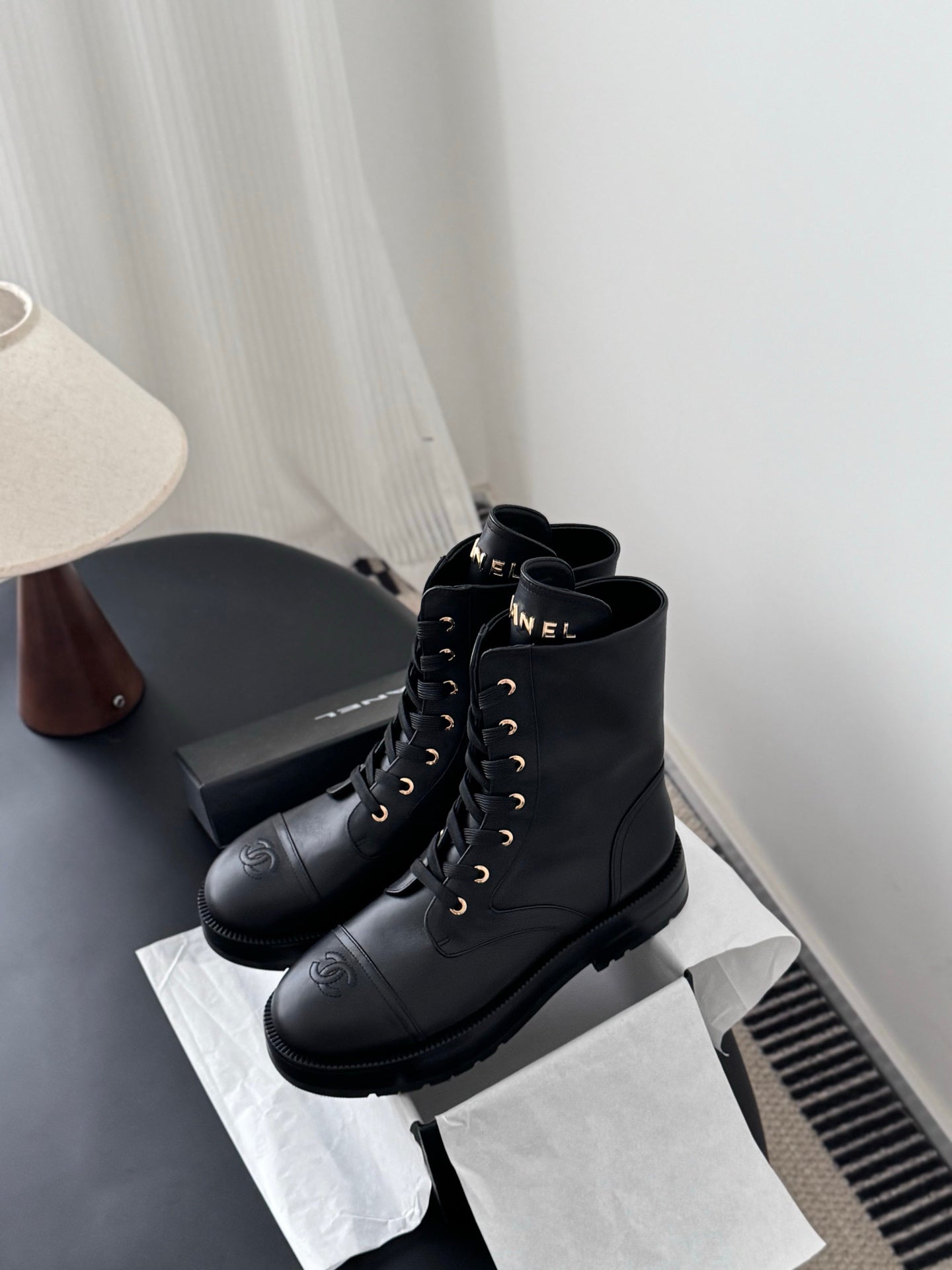 Chan 25fw ankle boots