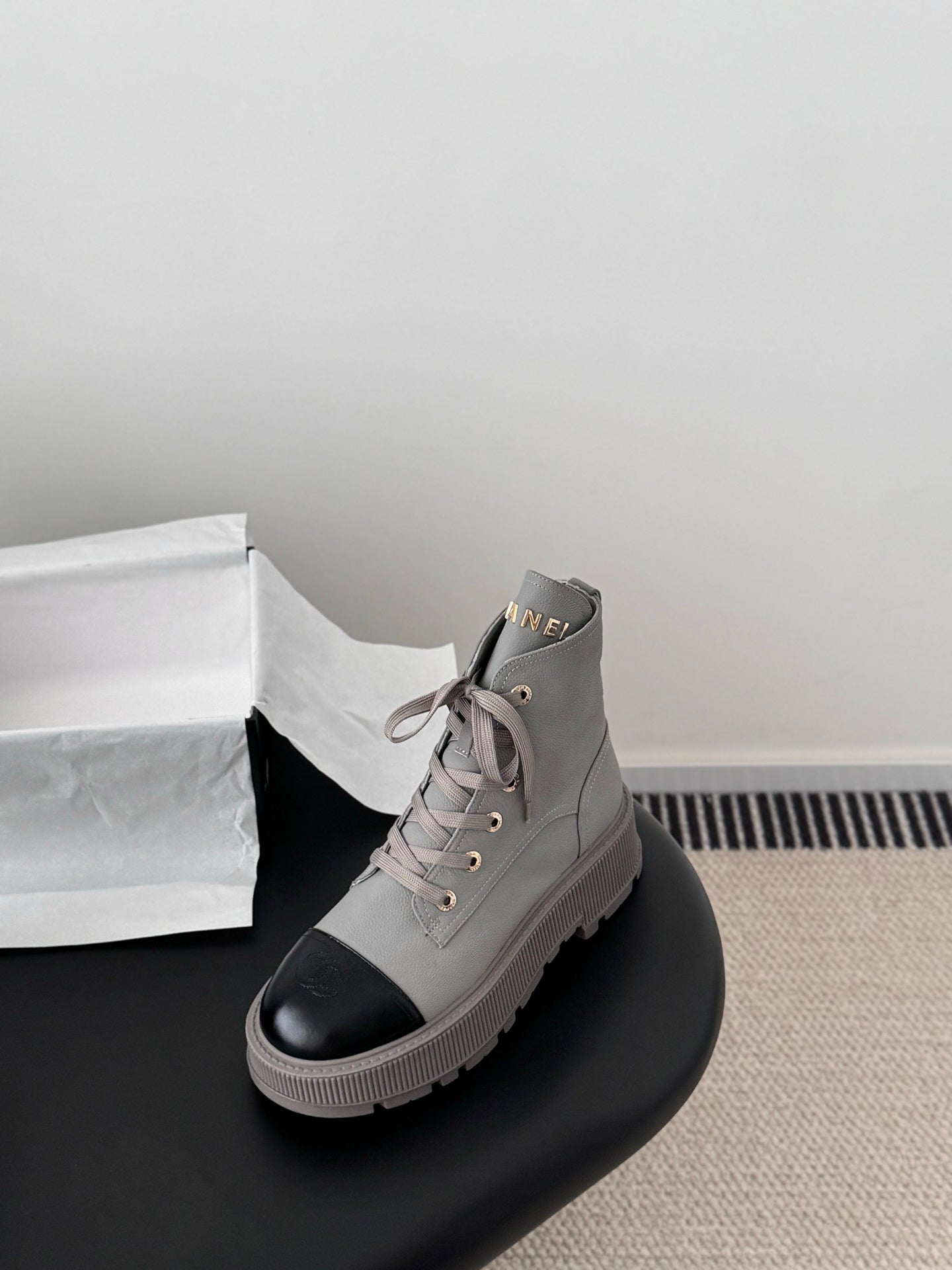 Chan 25fw ankle boots