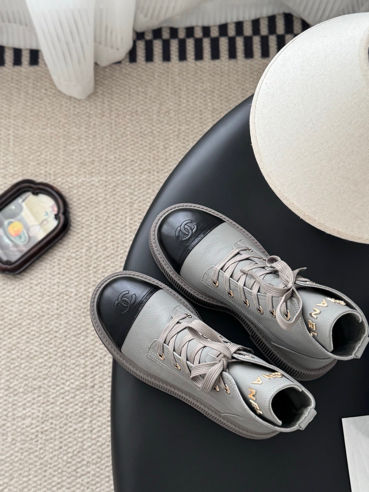 Chan 25fw ankle boots