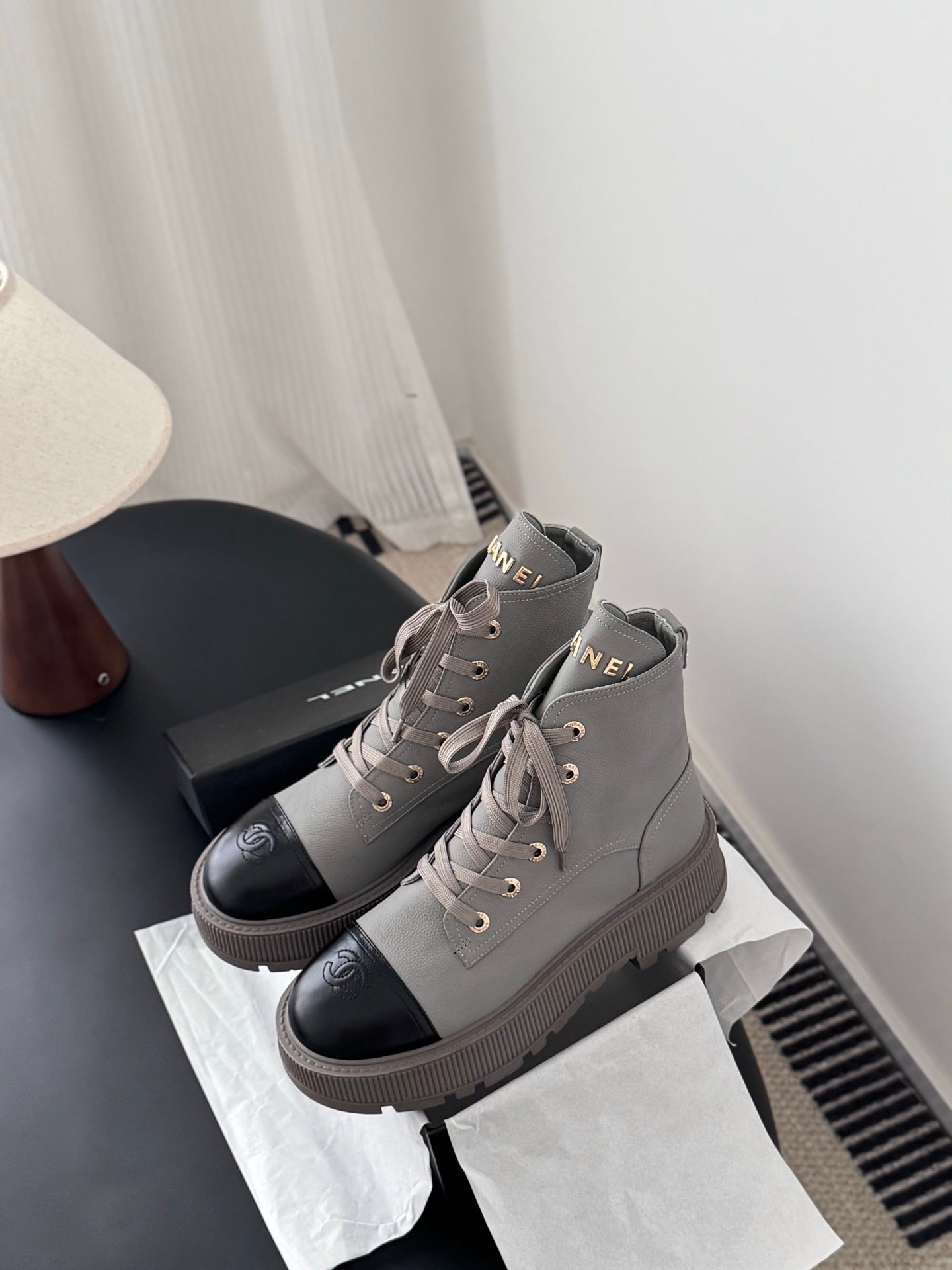 Chan 25fw ankle boots