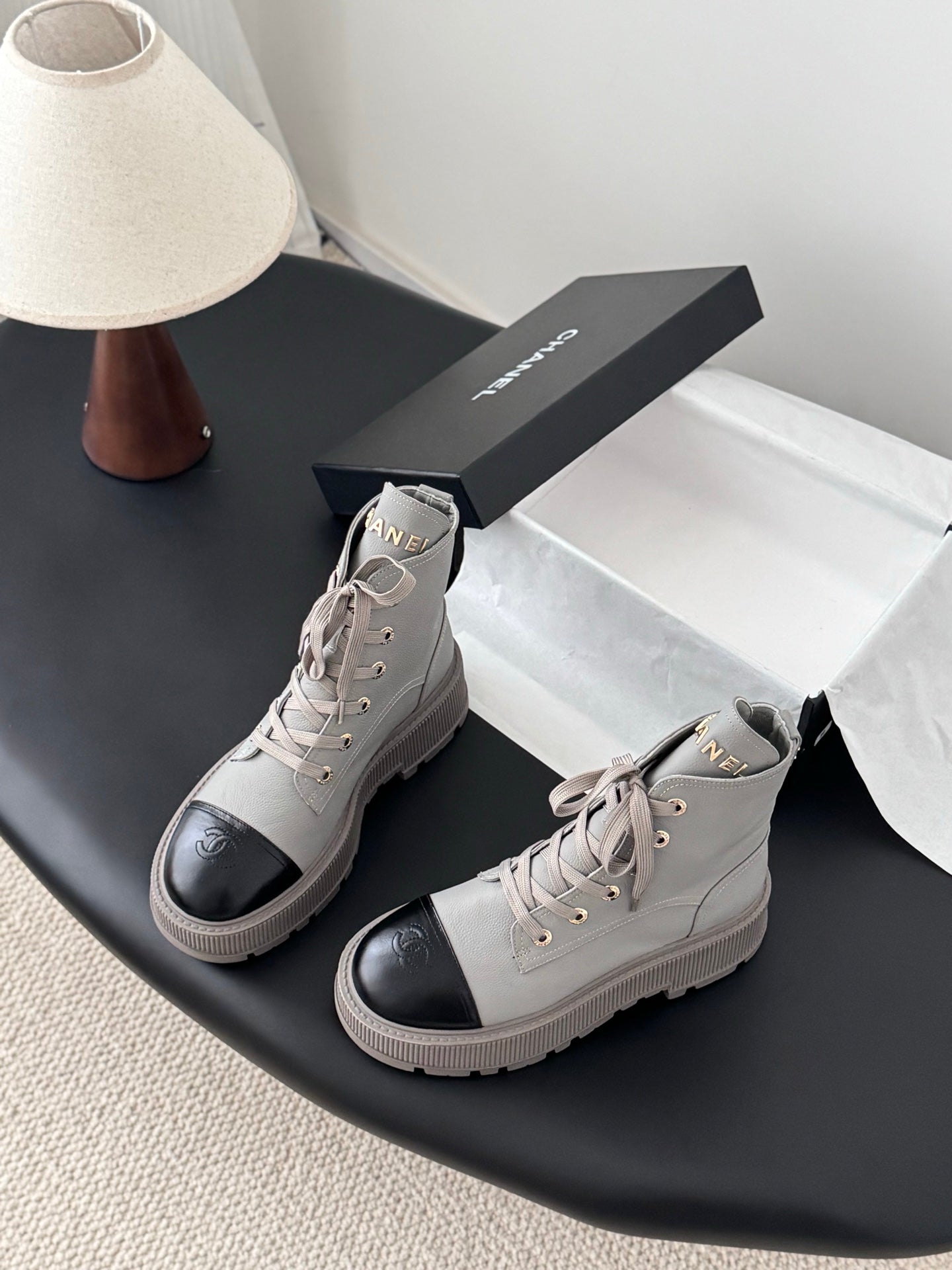 Chan 25fw ankle boots