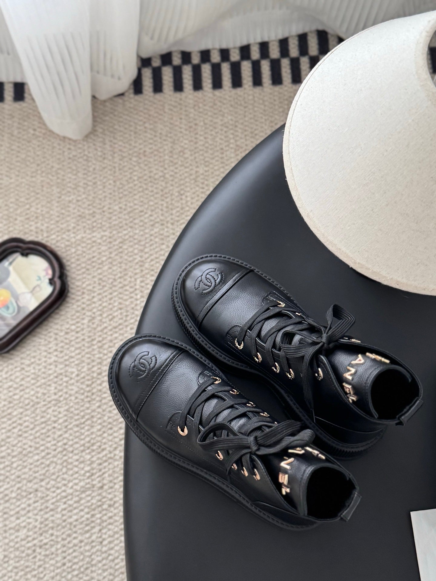 Chan 25fw ankle boots