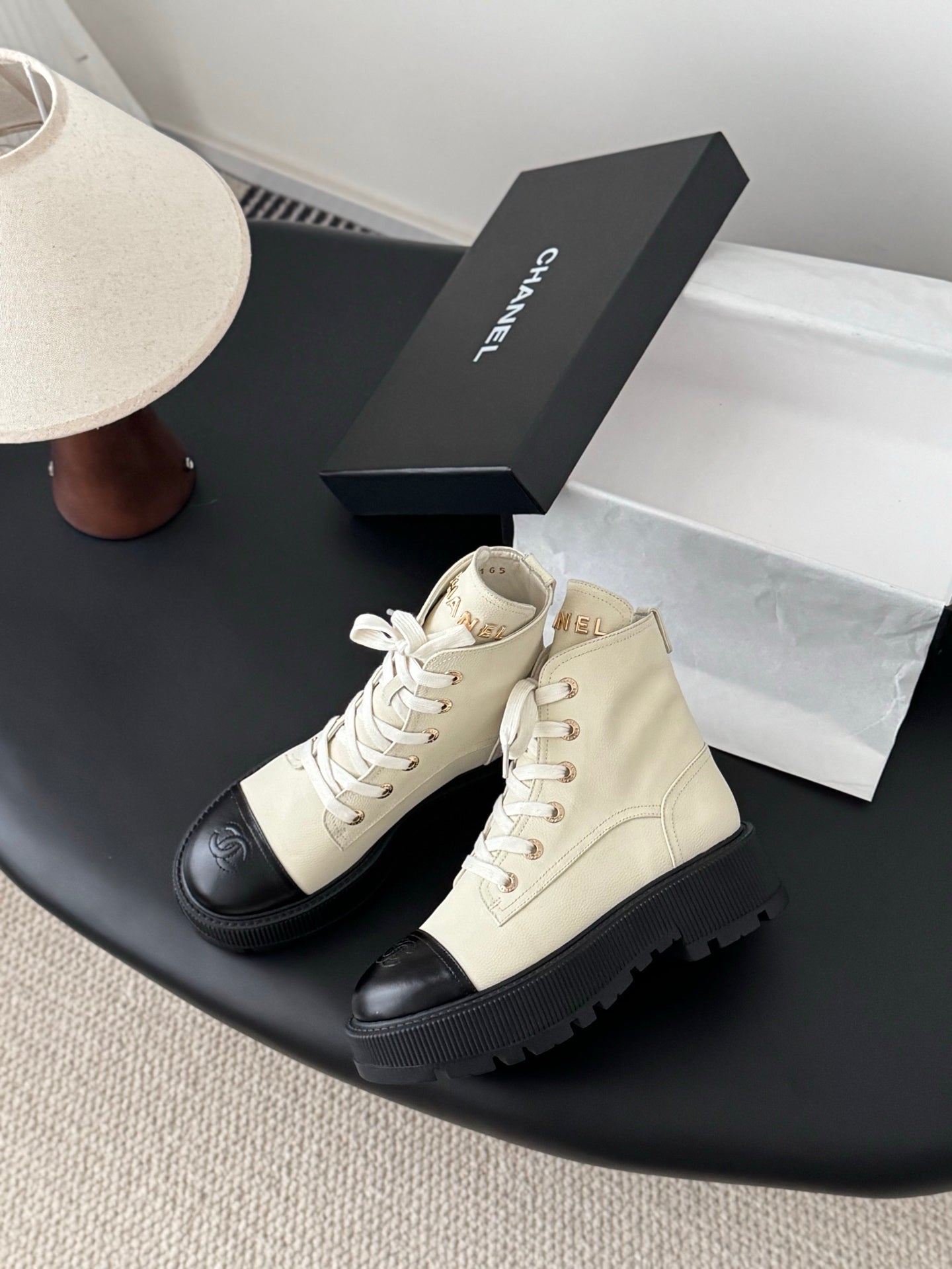 Chan 25fw ankle boots