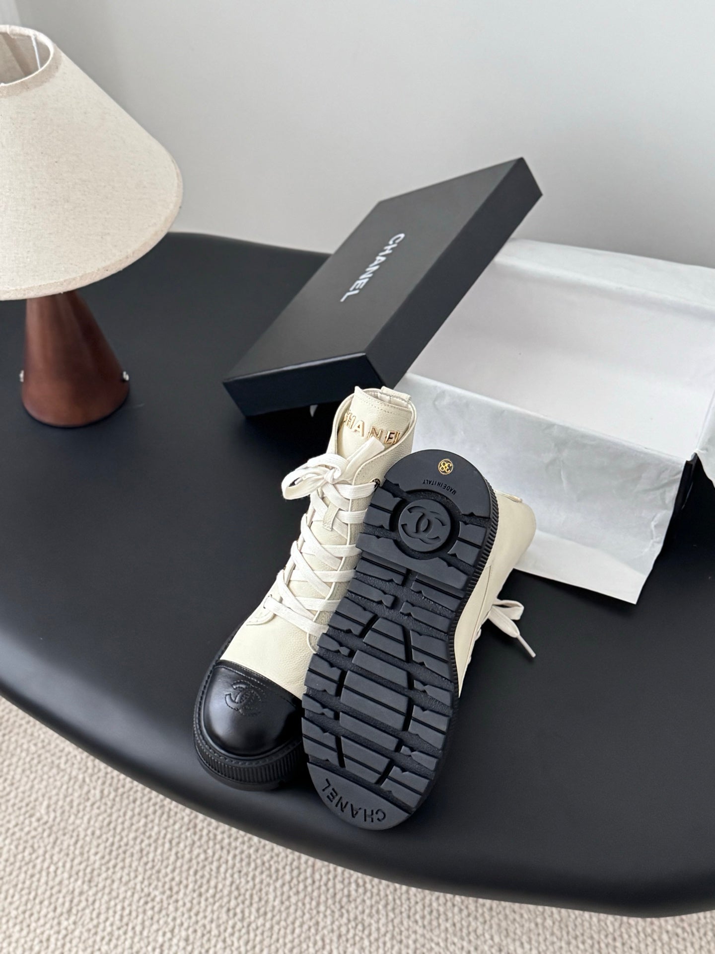 Chan 25fw ankle boots