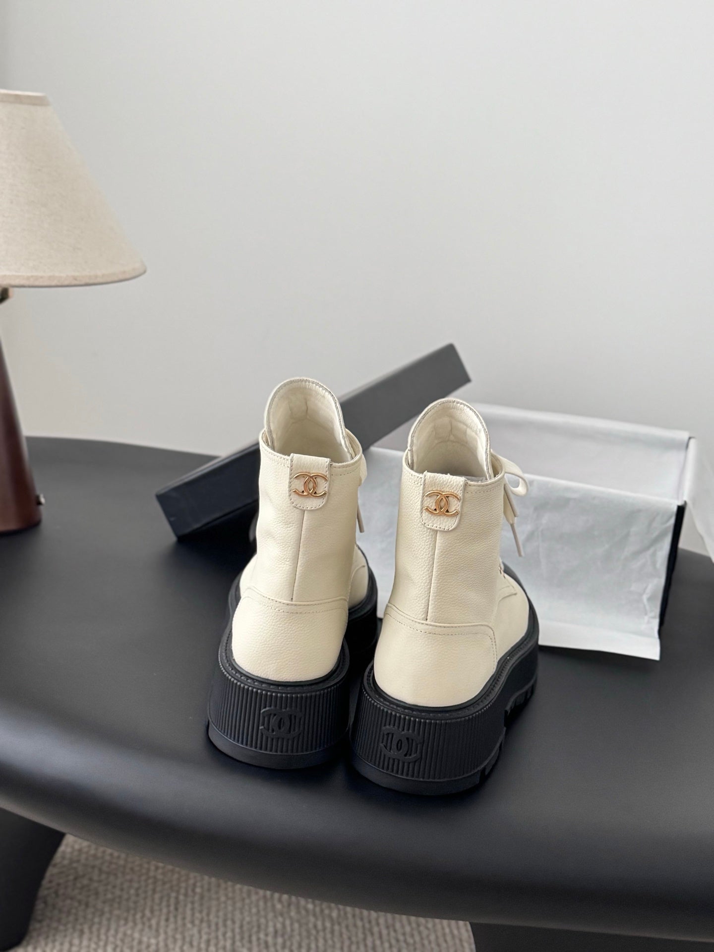 Chan 25fw ankle boots