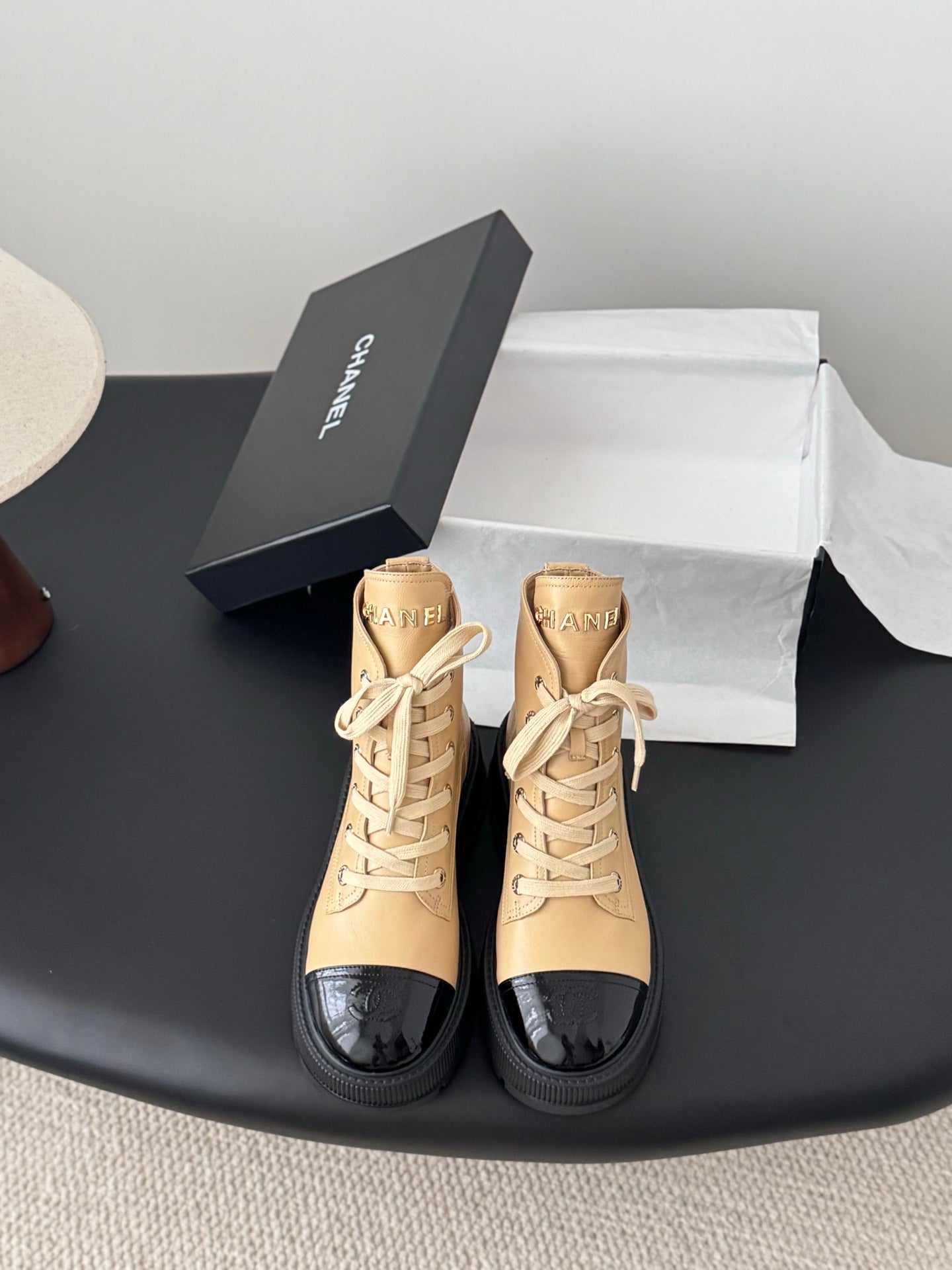 Chan 25fw ankle boots