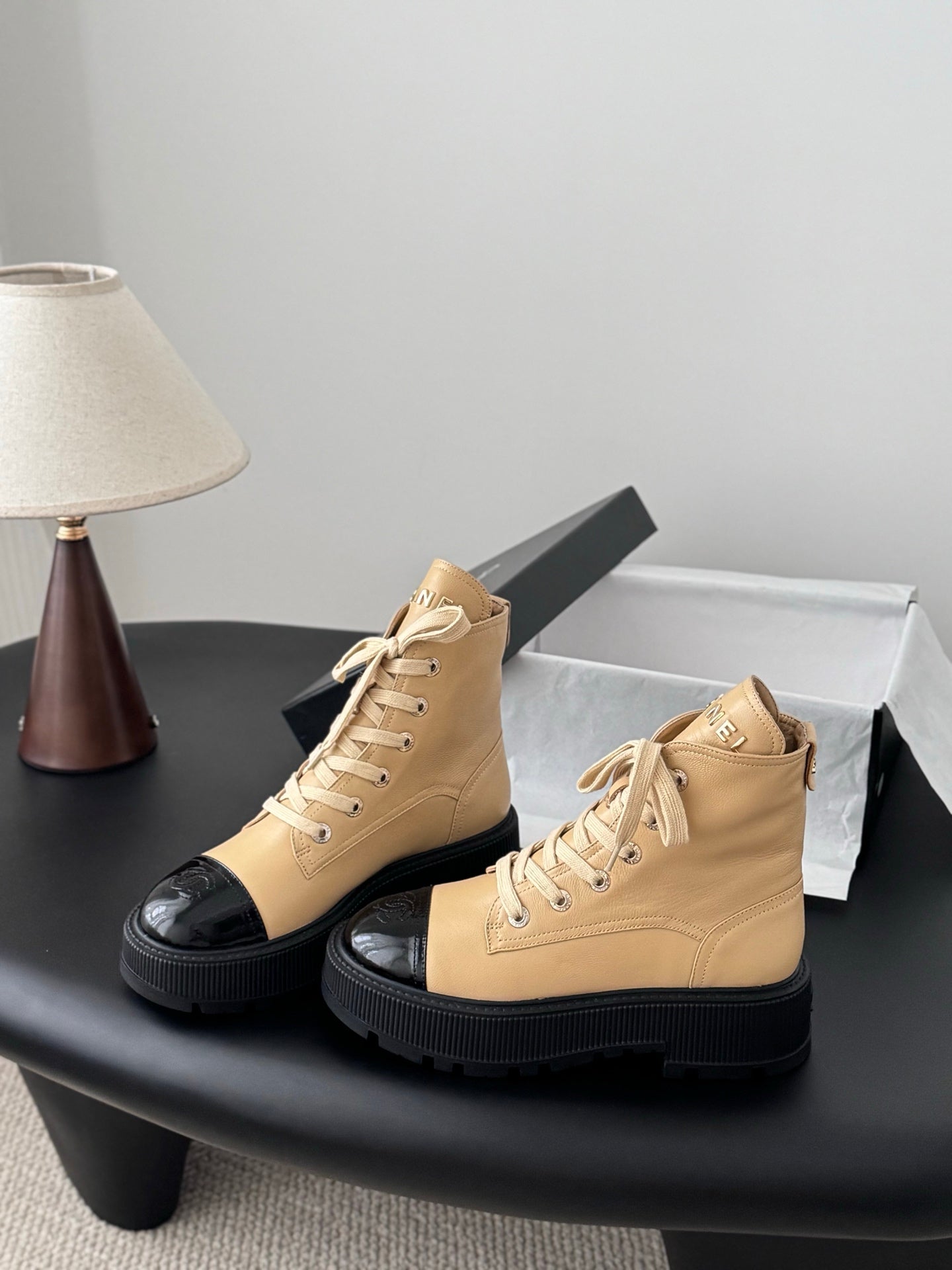Chan 25fw ankle boots