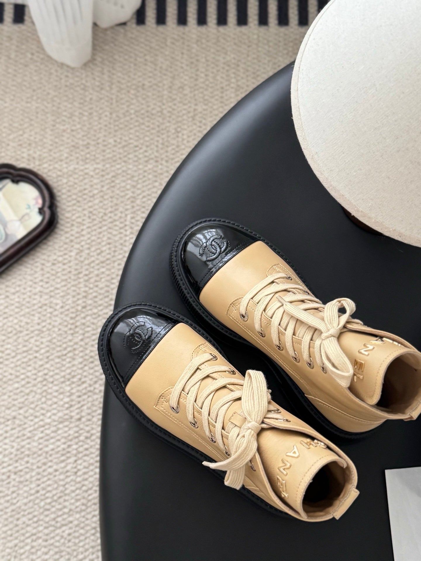 Chan 25fw ankle boots