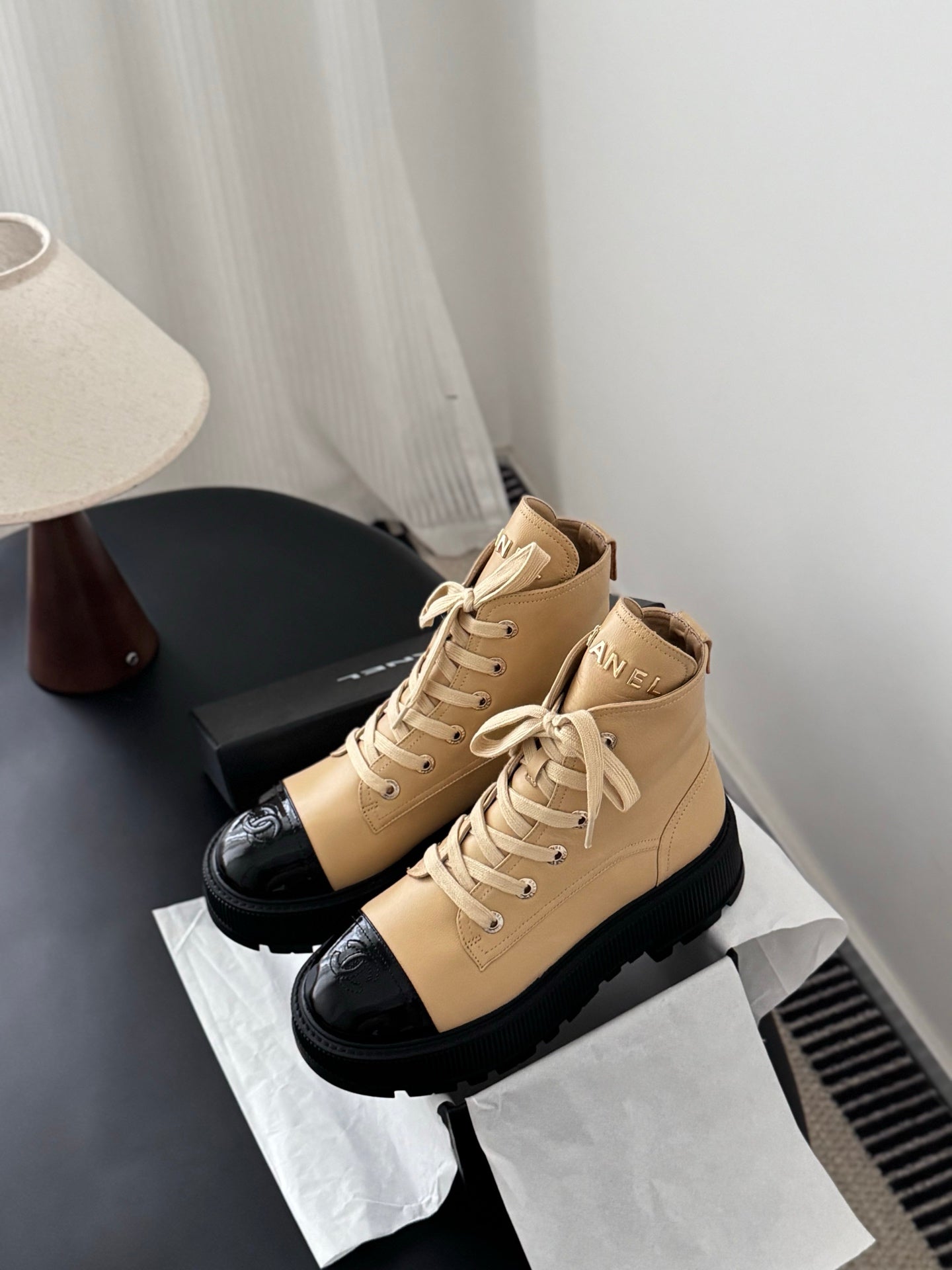 Chan 25fw ankle boots
