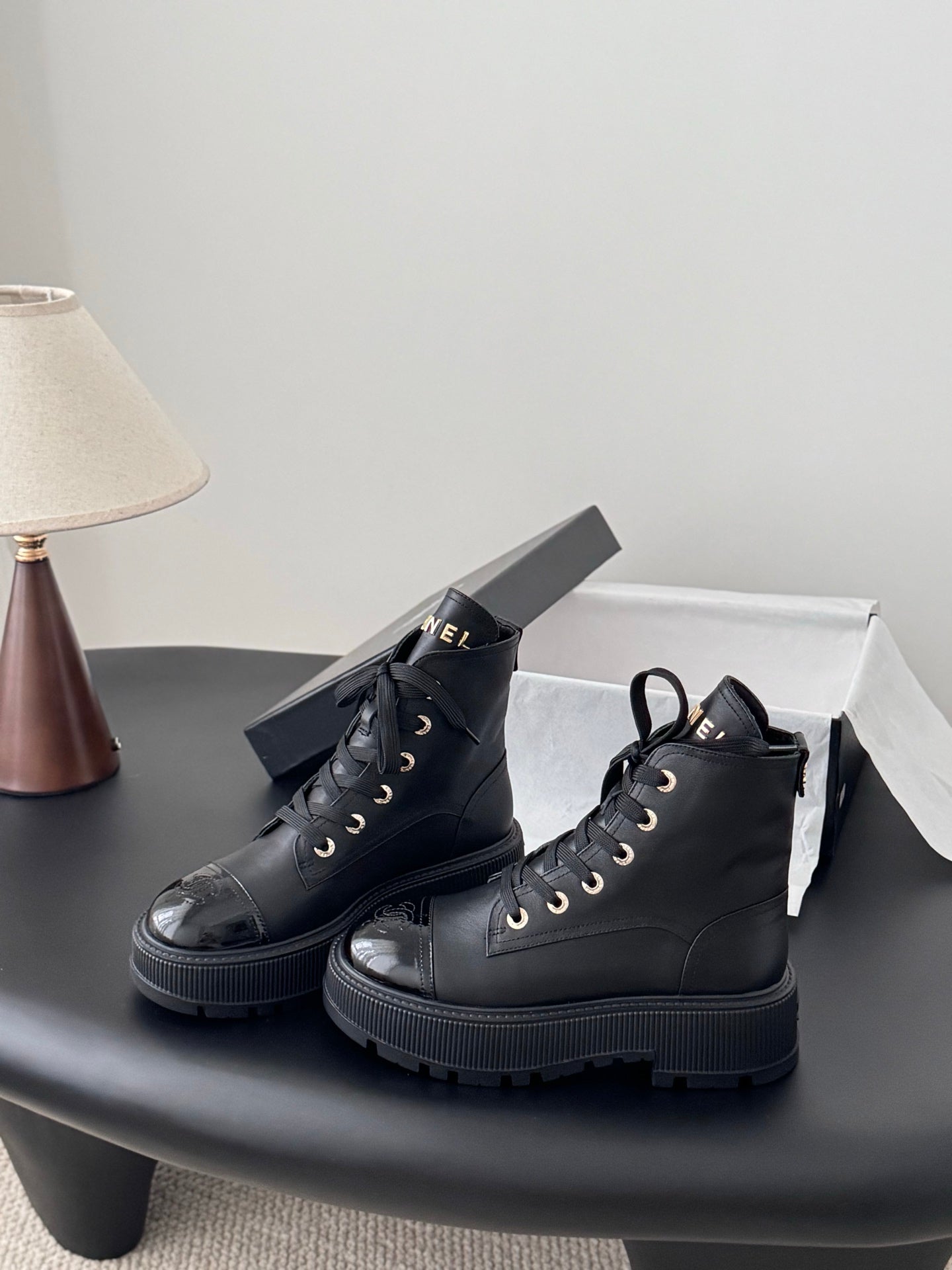 Chan 25fw ankle boots